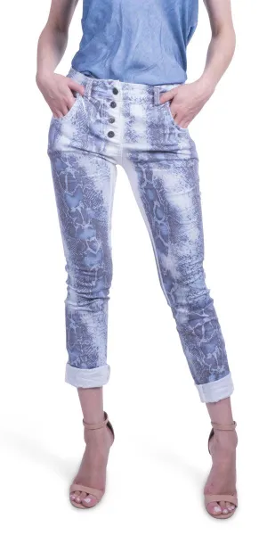 Snake Print Jean