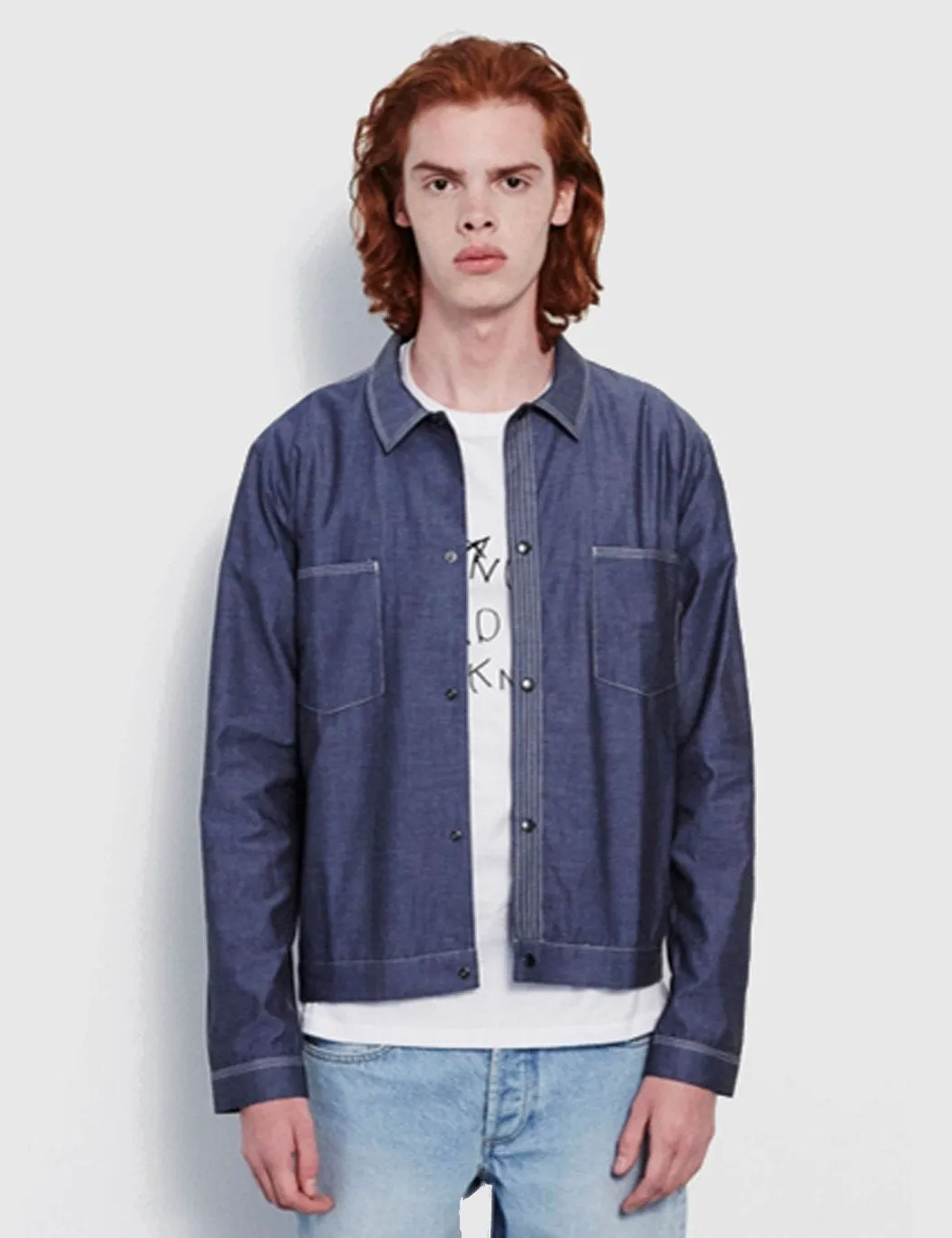 Soulland Hestehave Overshirt - Navy