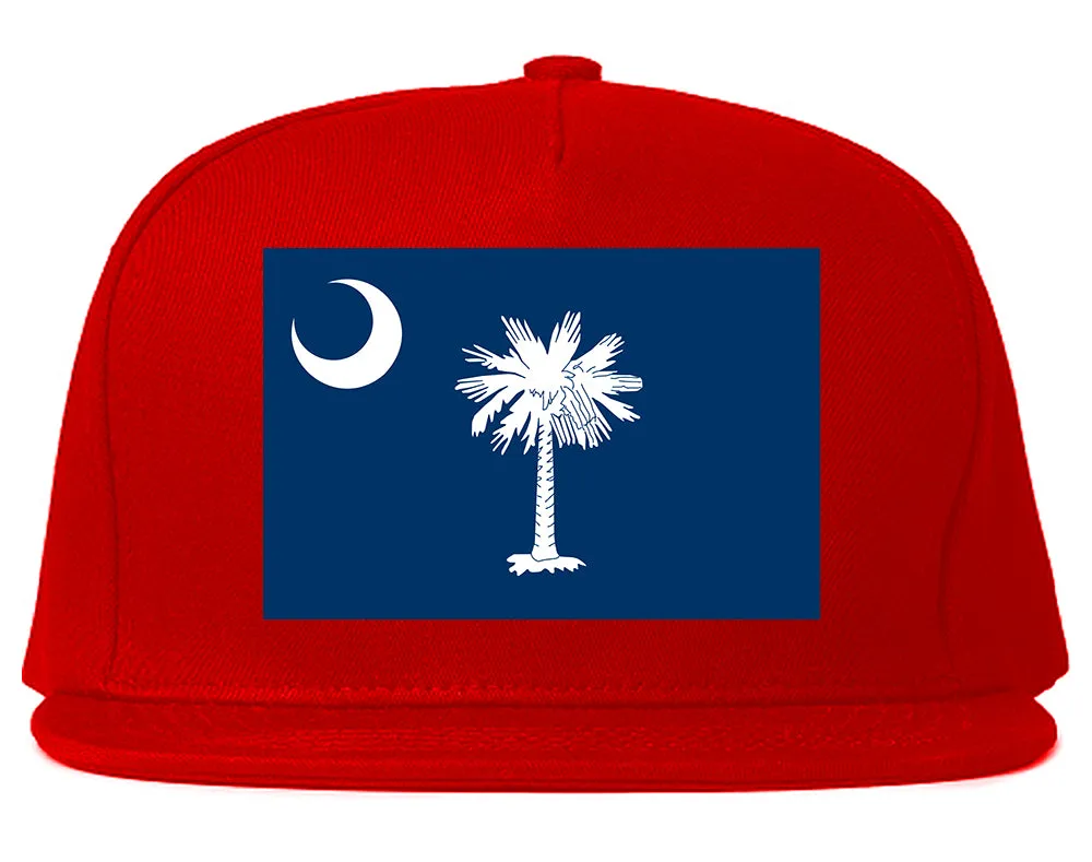 South Carolina State Flag SC Chest Mens Snapback Hat