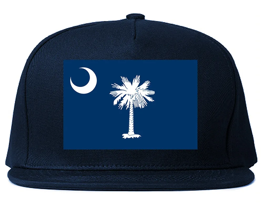 South Carolina State Flag SC Chest Mens Snapback Hat