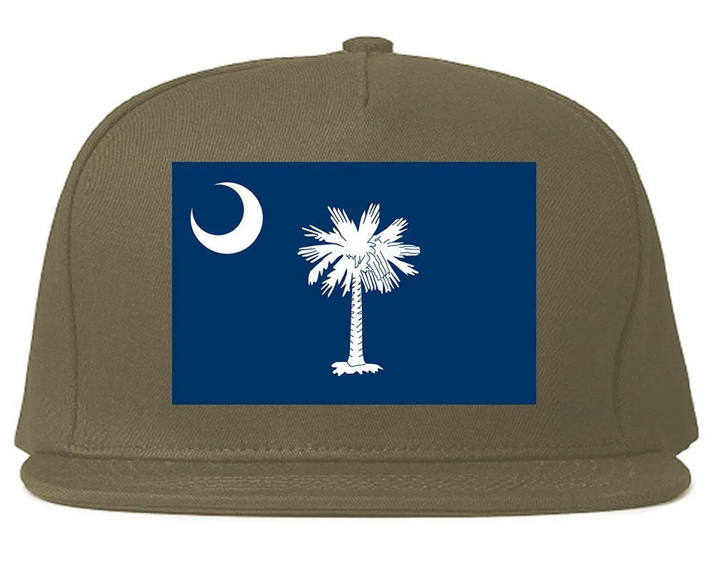 South Carolina State Flag SC Chest Mens Snapback Hat