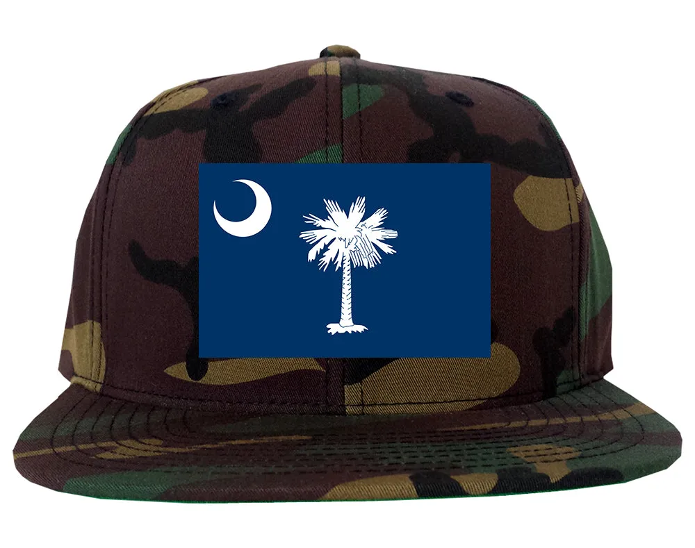 South Carolina State Flag SC Chest Mens Snapback Hat