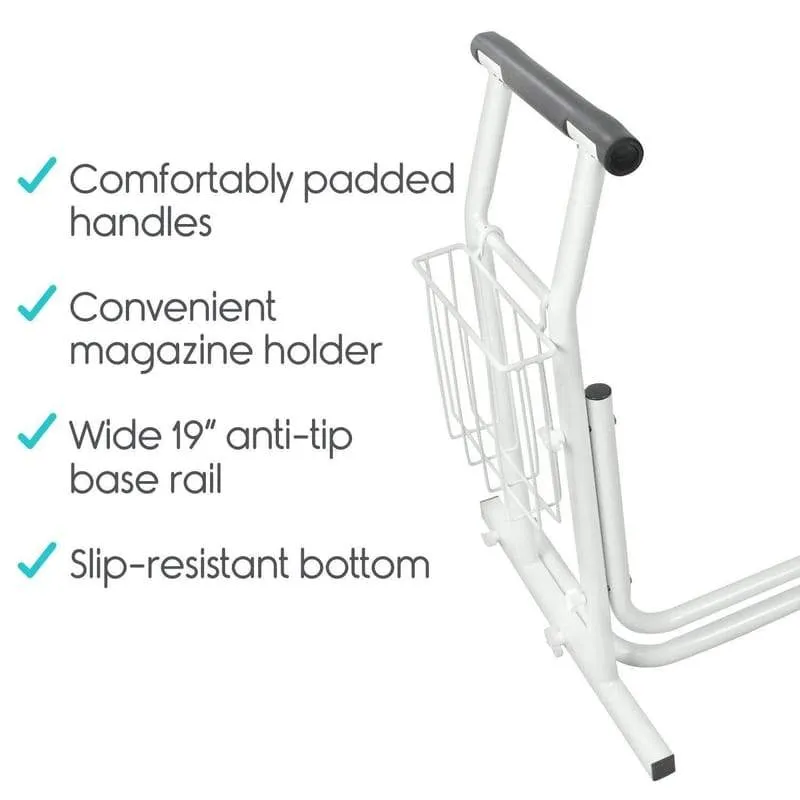 Stand Alone Toilet Rail - Lightweight & Portable