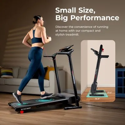 Sunny Health & Fitness SMART Easy Assembly Folding Treadmill - SF-T7610 SMART