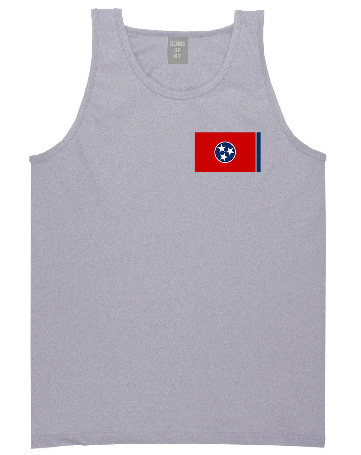 Tennessee State Flag TN Chest Mens Tank Top T-Shirt