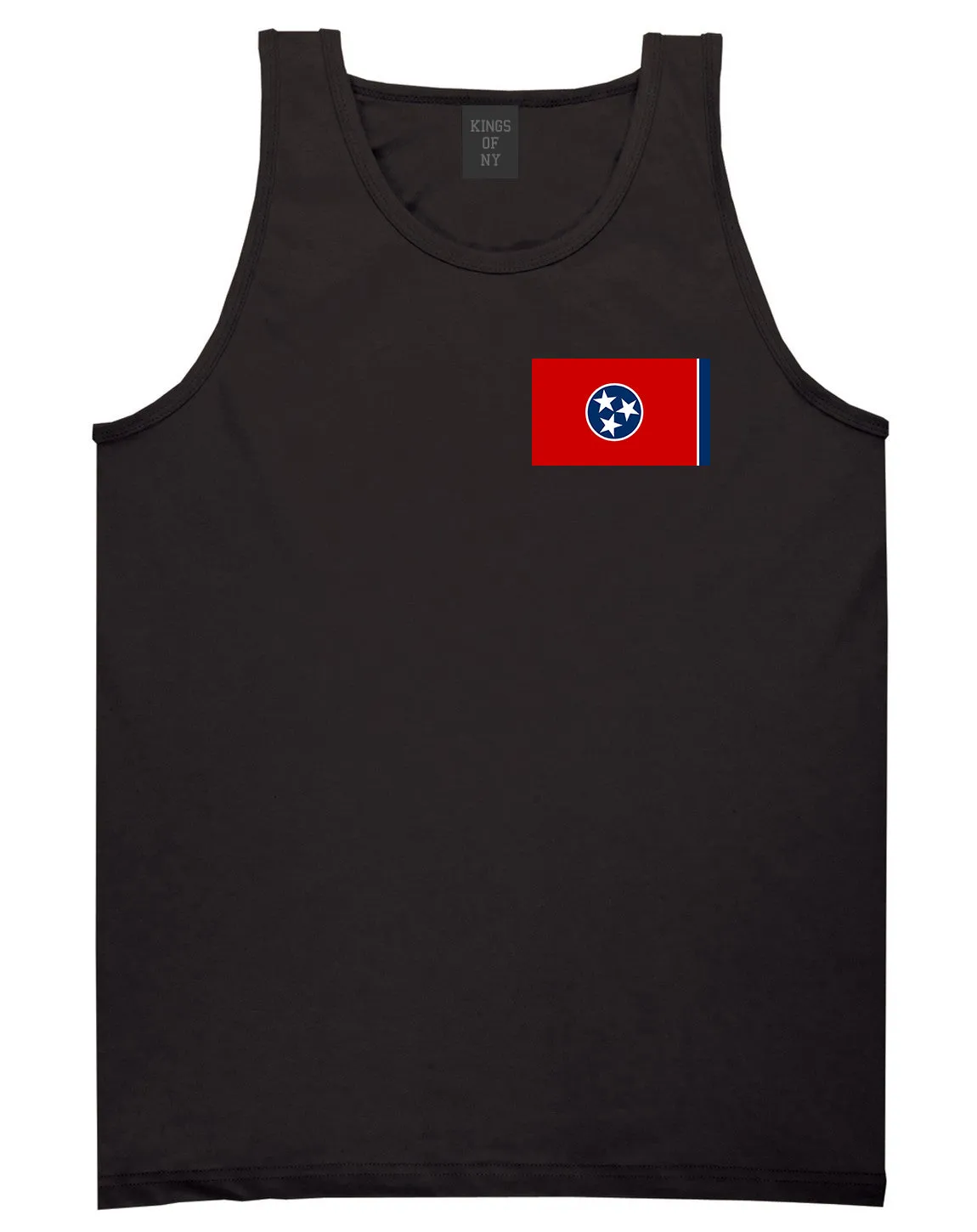 Tennessee State Flag TN Chest Mens Tank Top T-Shirt