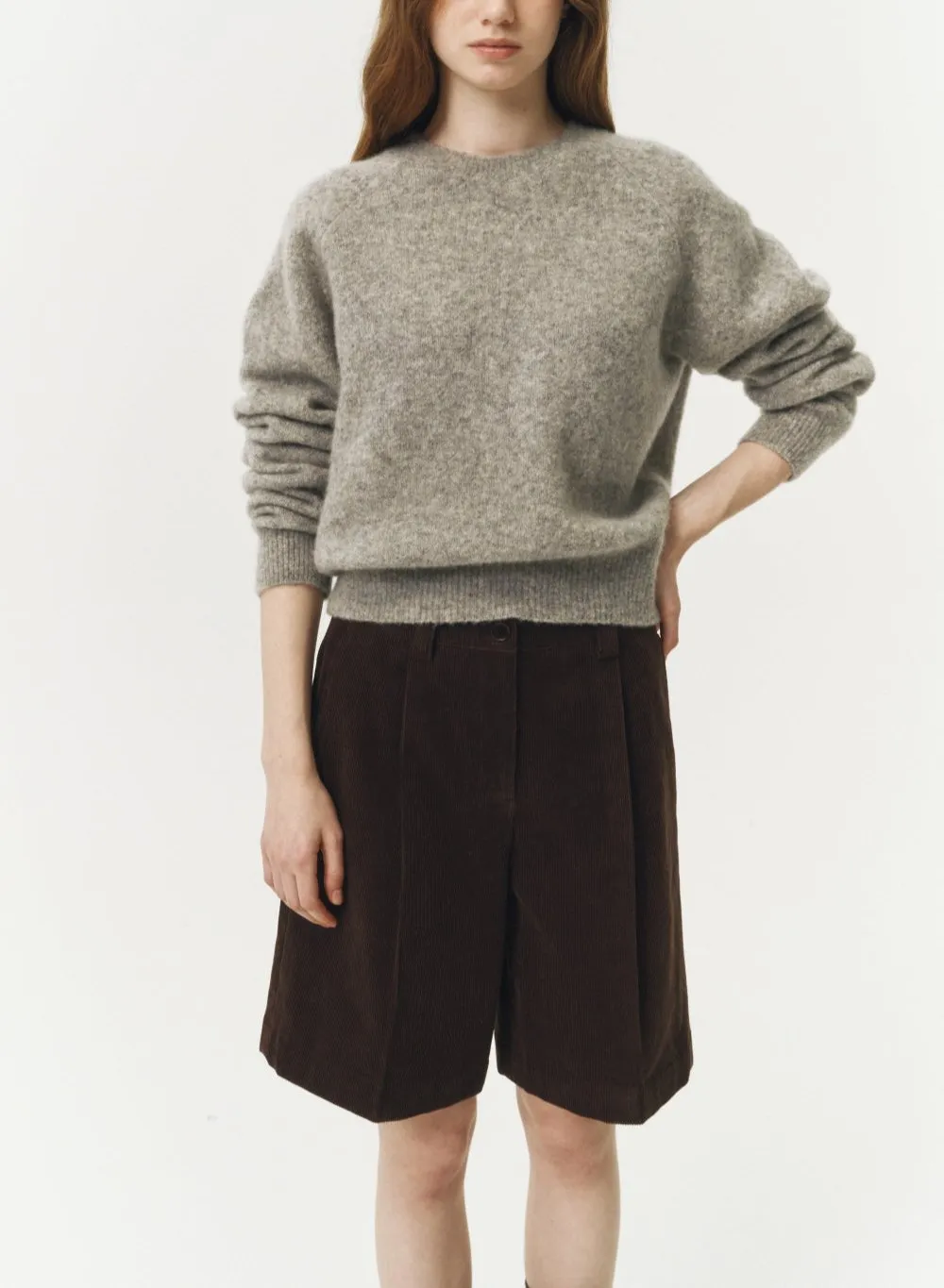 UNISEX MARLED WOOL SWEATER