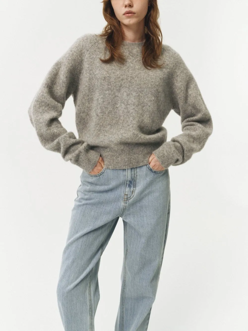 UNISEX MARLED WOOL SWEATER