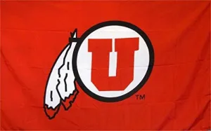 University Of Utah College Premium Flag