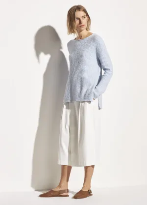 Vince - Texture Rib Tunic in Glacier