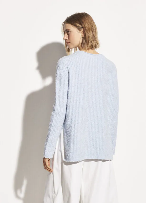 Vince - Texture Rib Tunic in Glacier